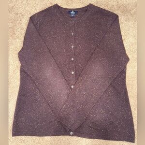 Lands End cashmere cardigan womens XLT